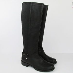 Stuart Weitzman | Numount Black Leather Knee Boots